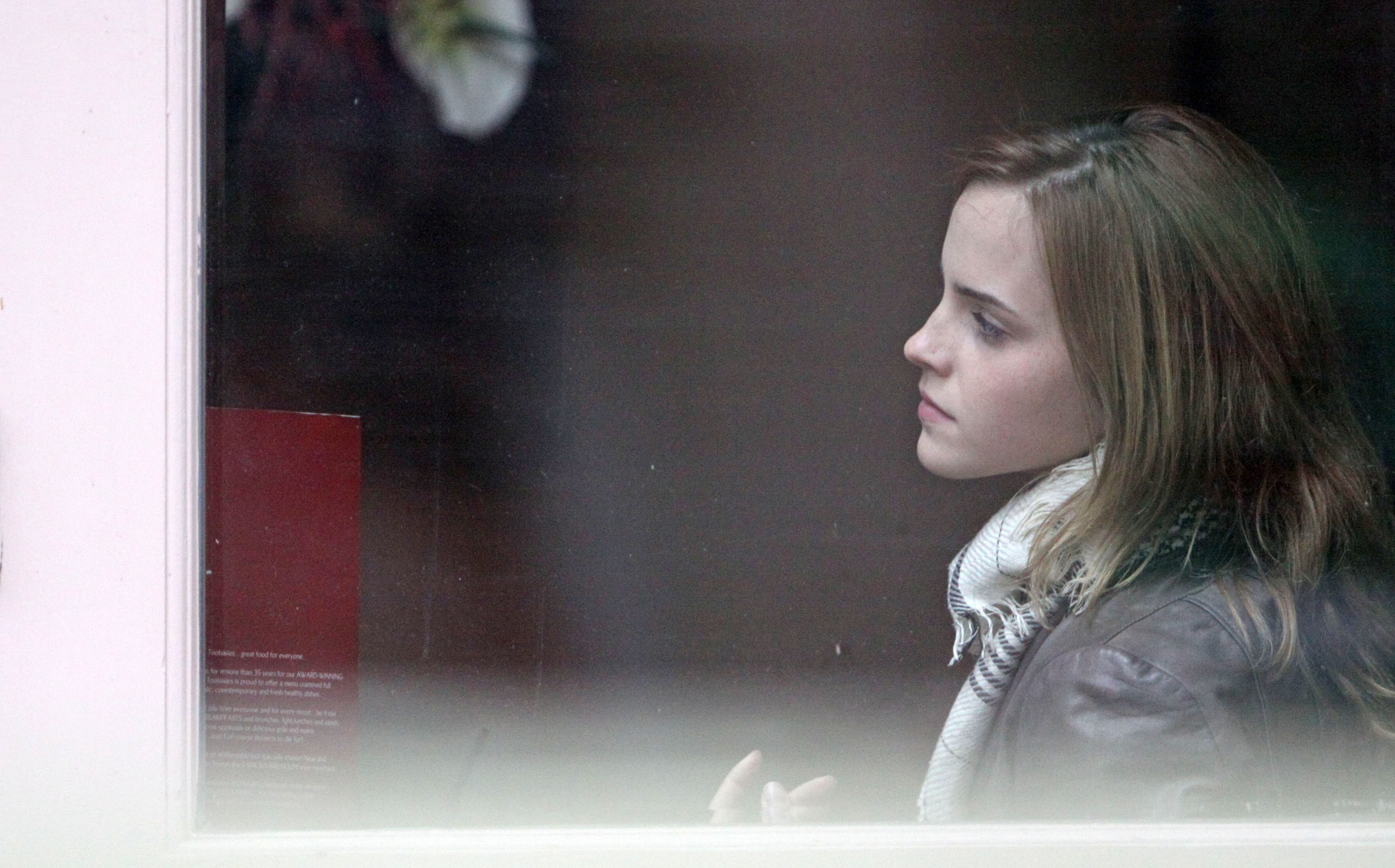 Emma Watson in  Hampstead, London